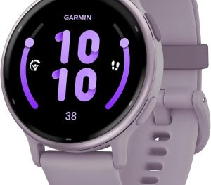 Garmin vívoactive 5, Health and Fitness GPS Smartwatch, AMOLED Display, Up to 11 Days of Battery, Orchid